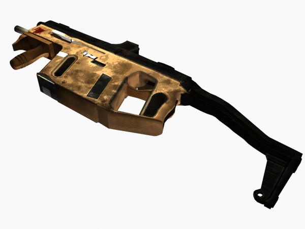 modern smg 3ds - Kriss Modern SMG (textured) by kornswag